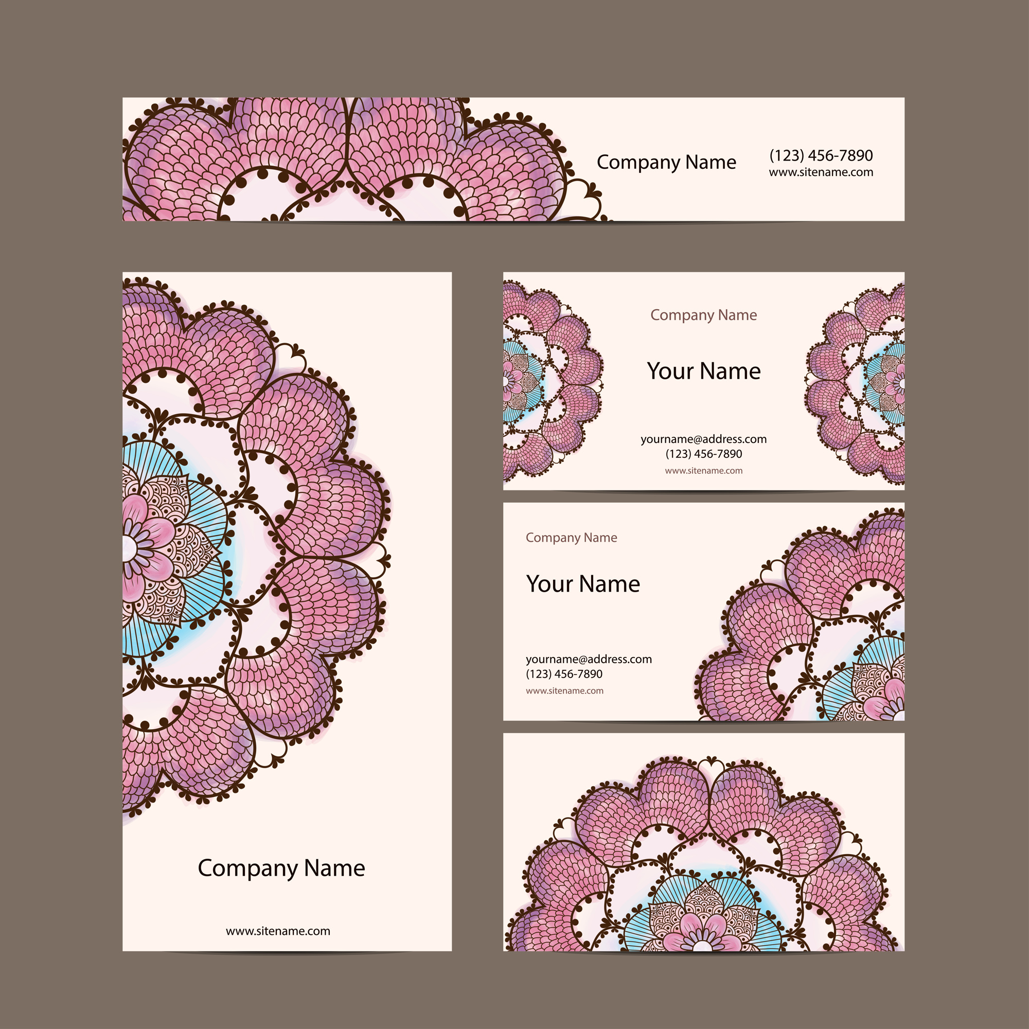 Mostre de broderie pe carton